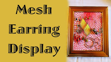 Produce Bag Earring Display