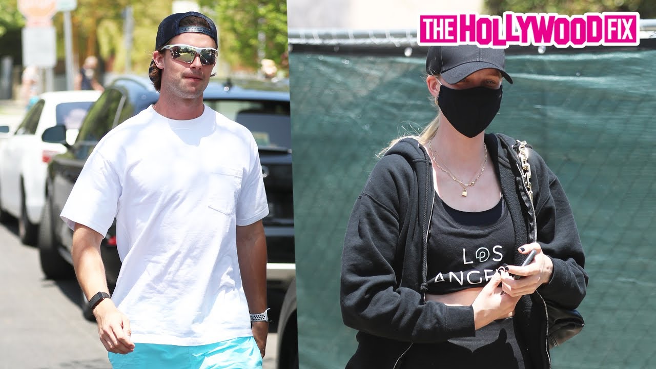 Patrick Schwarzenegger & Abby Champion Grab Lunch At Fred Segal Before Heading To A Friends House