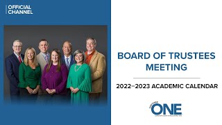 2022–2023 Academic Calendar