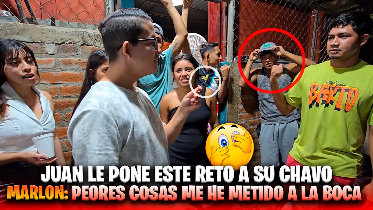 Lo de Marlon y Juan va enserio miren porque. Heydi hasta lloro haciendo este reto