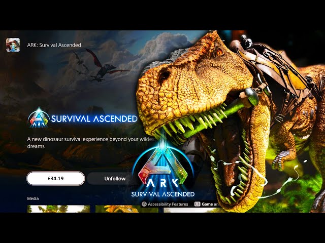 Ark: Survival Ascended chega ao PS5 ainda em 2023