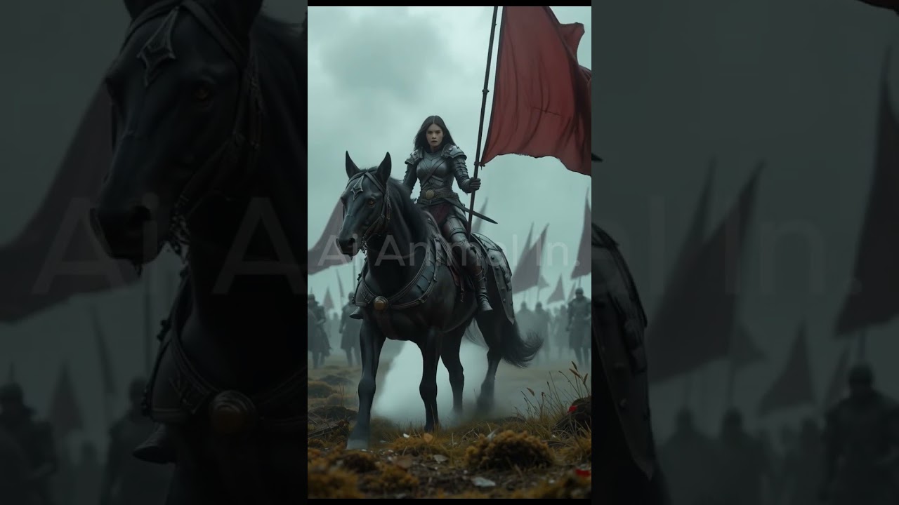 Unbelievable! Women Rides a Wild Animal 