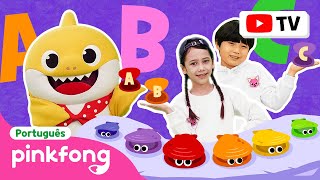4K Abc Do Tubarão Aprenda Alfabeto Baby Shark Pinkfong, Bebê Tubarão Canções Para Crianças