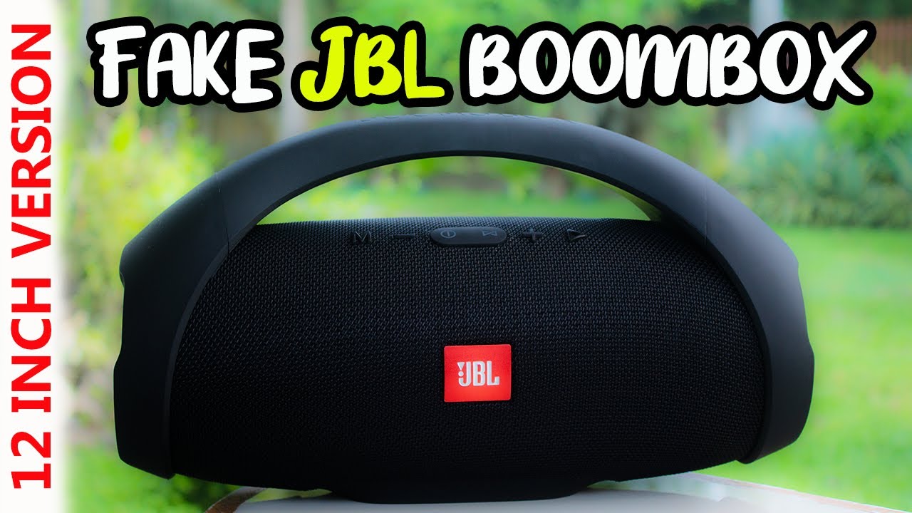 Any time on a holiday Advertisement Fake JBL Boombox 12 inch version Review (2022) - Boombsbox - YouTube