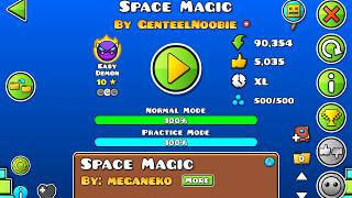 Level SPACE MAGIC - Geometry Dash 2.2 (Level 100% COMPLETE)