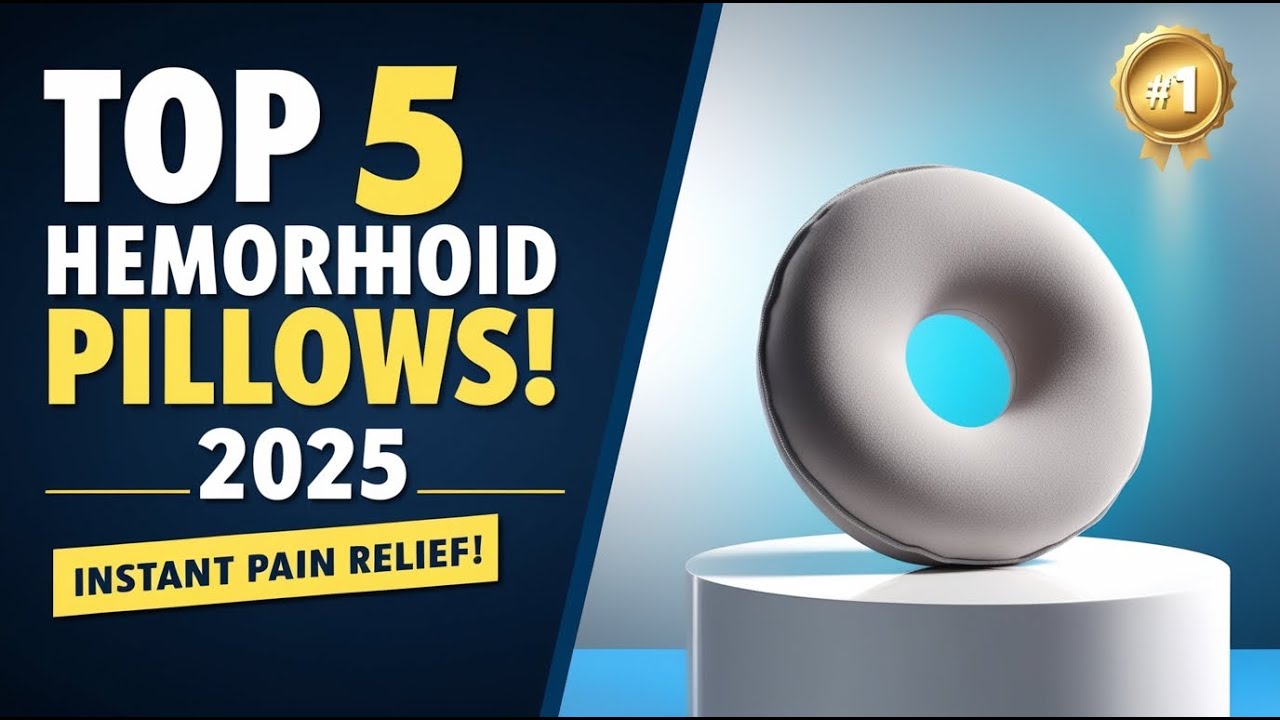 TOP 5 Best Hemorrhoid Pillows 2025!