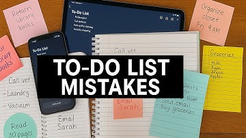 🚫 9 To-Do List Mistakes That Are Killing Your Productivity (And How to Fix Them!)