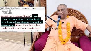 Thursday Q&A session with HG Sundar Gopāl Prabhu.