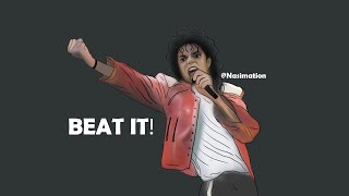 Michael Jackson - Beat it by nasimation 8,424 views 1 year ago 58 seconds