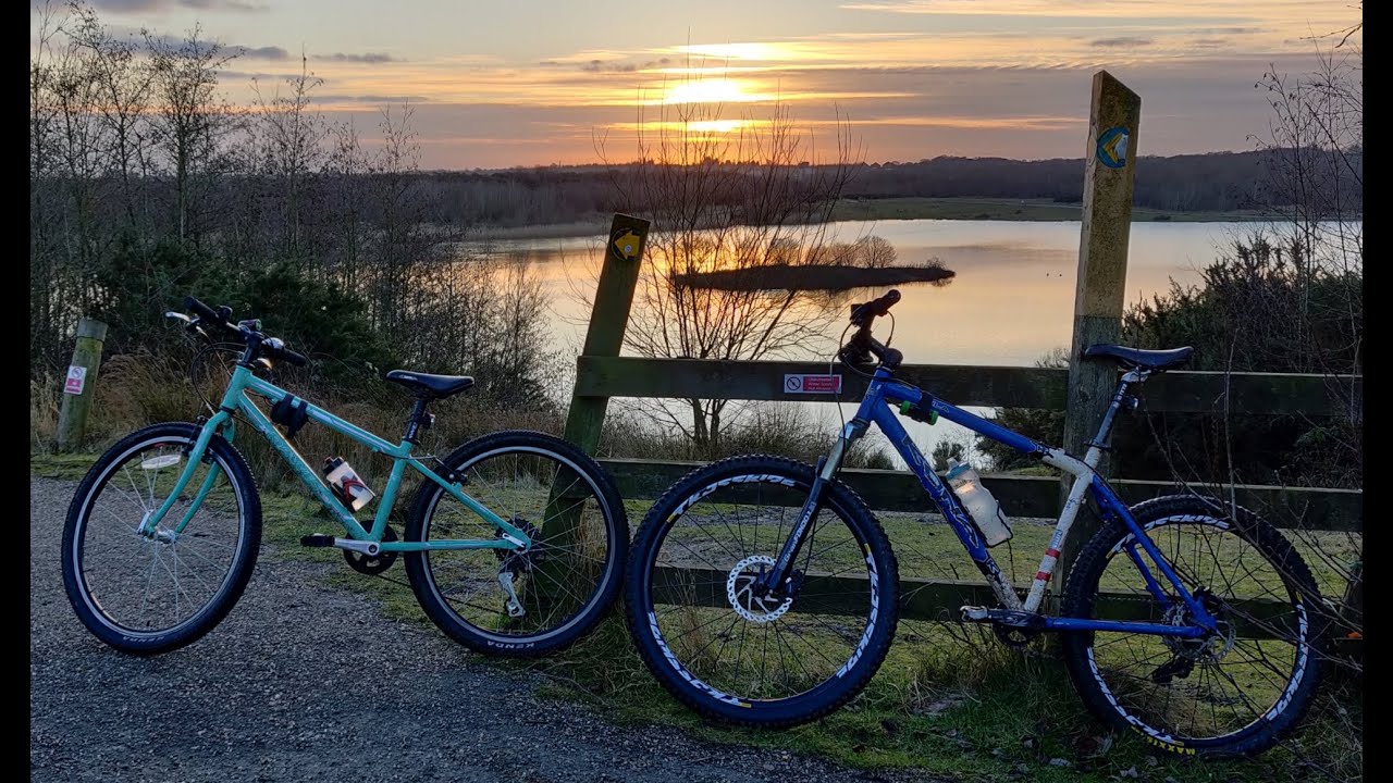 Attempted time lapse of our bike ride in the National Forest from