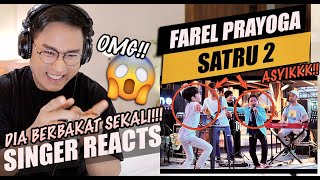 SATRU 2 - Farel Prayoga | MUSIC ONE | SINGER REACTION