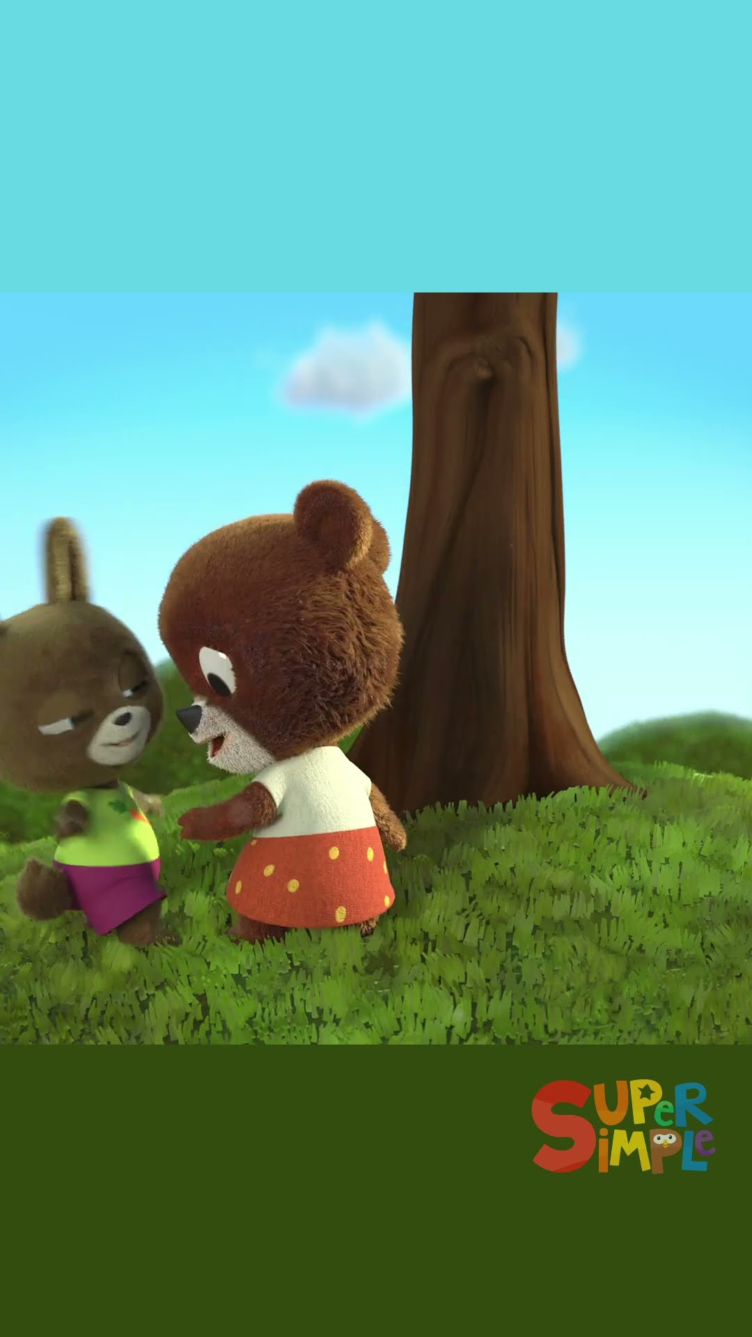 And The Green Grass Grew ? #shorts #kidssongs #supersimplesongs