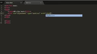 Background- click text effect using HTML& CSS
