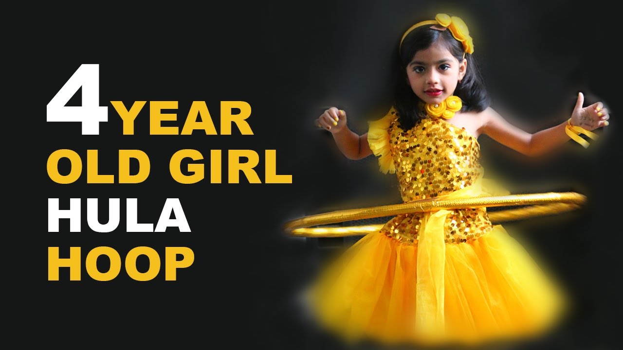 Little girl 4year solo hulahooping performance YouTube