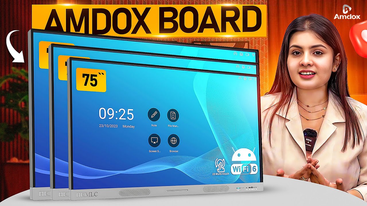 Amdox Smart Board Interactive Learning & Work Solution | Amdox ...