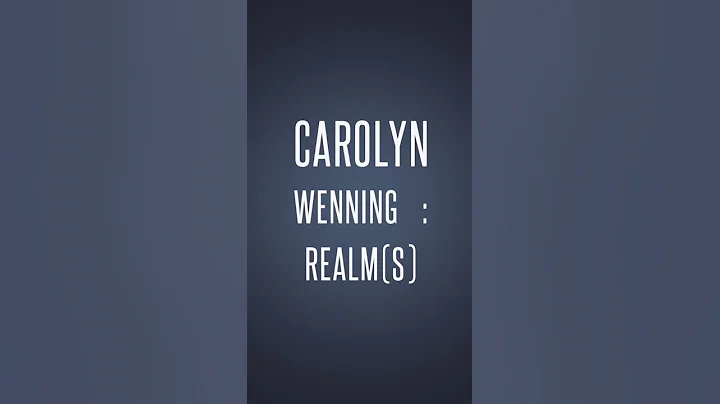 Carolyn Wenning: Realm(s)