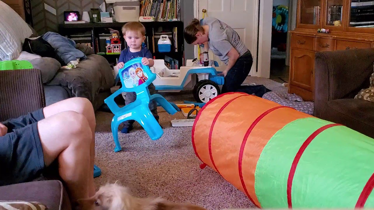 Hendrix gets a Toy Story Power Wheel Jeep YouTube