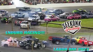 Enduro Racing Labor Day Thrill Show 2023 Seekonk Speedway