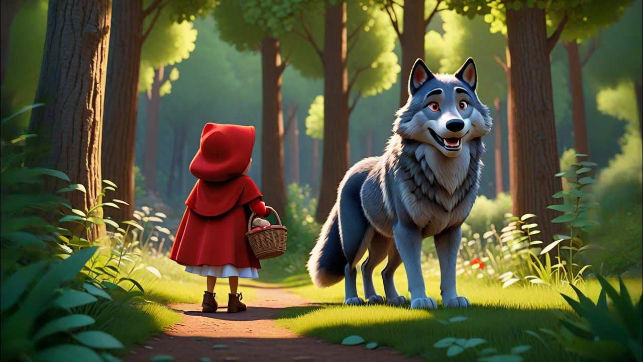 Little Red Riding Hood and the Big Bad Wolf 🐺👒 Bedtime Stories for Kids ...