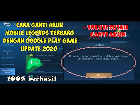 Buat teman-teman yang susah ganti akun mobile legend, bisa di praktikan tutor ini ya, teman-teman bi. 