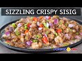 Sizzling crispy sisig