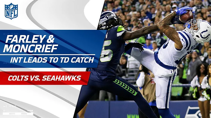 Matthias Farley Tips INT to Himself & Donte Moncrief Leaps for TD! | Colts vs. Seahawks | NFL Wk 4