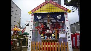 横町祇園神社・令和元年「幟立て」