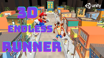 How To Make 3D Endless Runner in Unity-Full Game Tutorial for Beginners