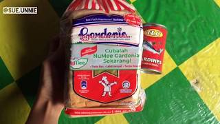 Roti gardenia sardin goreng - 2 bahan jerr