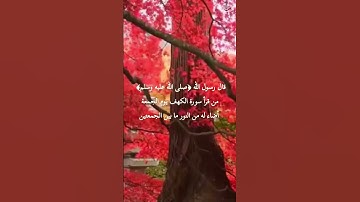 سورة الكهف.               #سورة_الكهف #الكهف #الكهف_نور_مابين_الجمعتين #سوره_الكهف_من_القران_الكريم