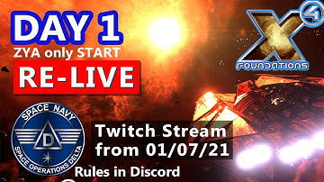 ZYA only Day1 - Custom Rules: Spear of the Patriarch - Lets Play X4 Foundations - Captain Collins