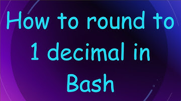 How to round to 1 decimal in Bash