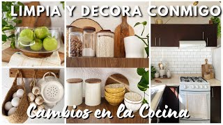 🌻🫙🧺 LIMPIA Y DECORA CONMIGO LA COCINA ¡ Mira lo que encontré ! Ordeno, limpio y decoro mi Hogar