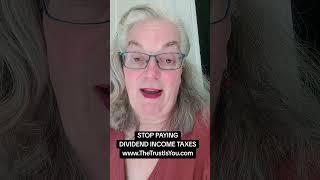 STOP paying Dividend Income Taxes on profits legally!