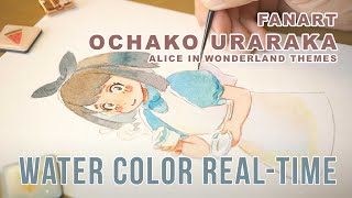 Ochako Uraraka fanart [Watercolor] screenshot 4