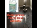 Marble and Stone Tiles Polishing Live ! Taski Terranova Chemical usage !