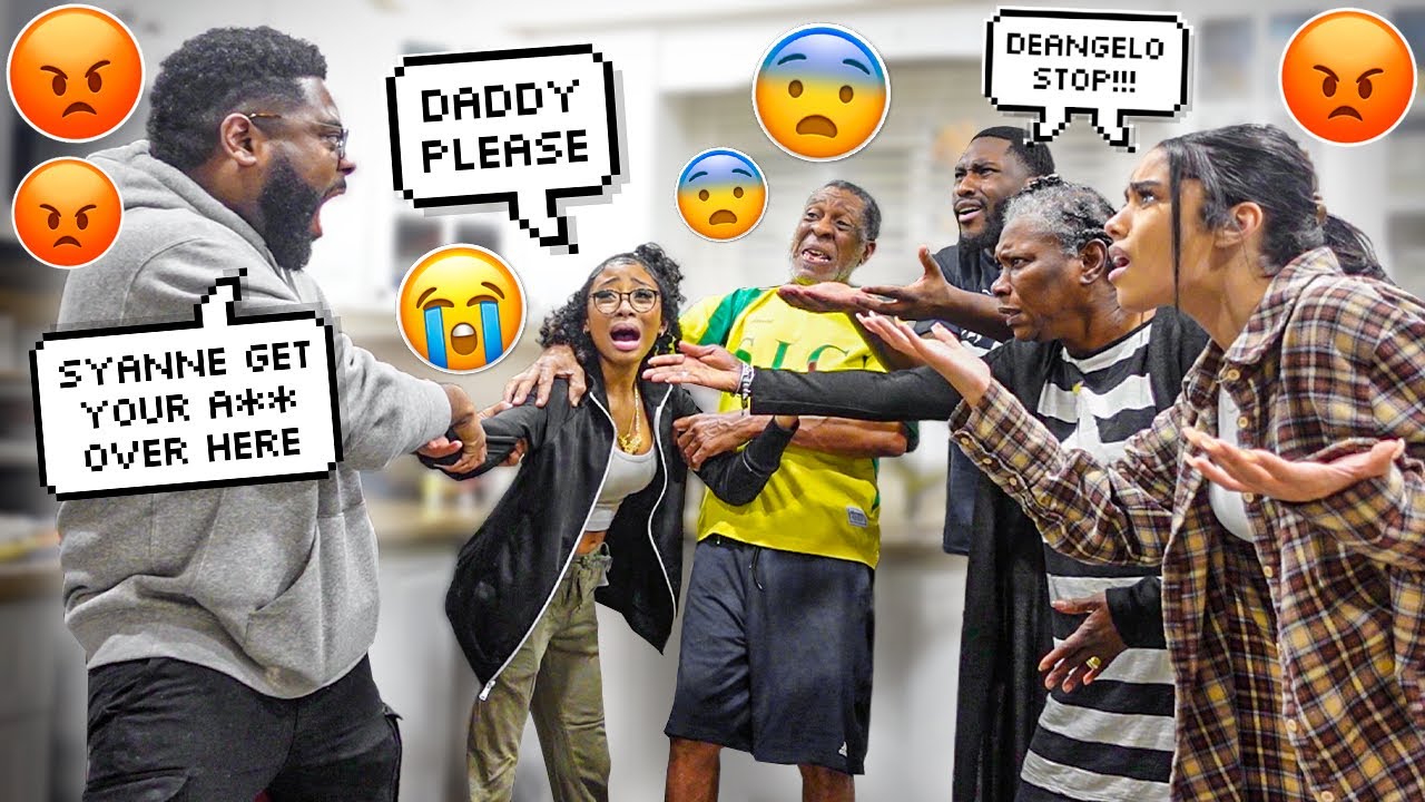 BEING MEAN TO MY 15 YEAR OLD DAUGHTER IN FRONT OF MY FAMILY TO SEE THEIR  REACTION!! *HUGE FIGHT*