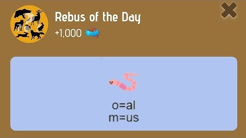 Rebus Of The Day Zoo 30 January | Zoo Rebus Of The Day | Riddle Of The Day Zoo 30 January
