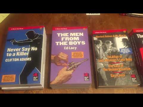 Mystery, Crime, Noir, Thriller “New” Vintage Paperback Book Series “Black Gat” Books Episode #34