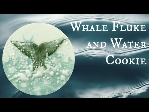 Whale Fluke and Water Cookie