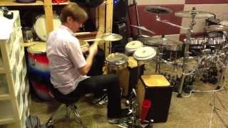 Cajon Drumset By Chris Brien "the Box Kit"
