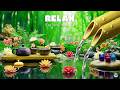 Soothing Music + Bamboo Water Sounds 🌿 Calming Music for Sleep, Relax, Deep Healing Sleep Music