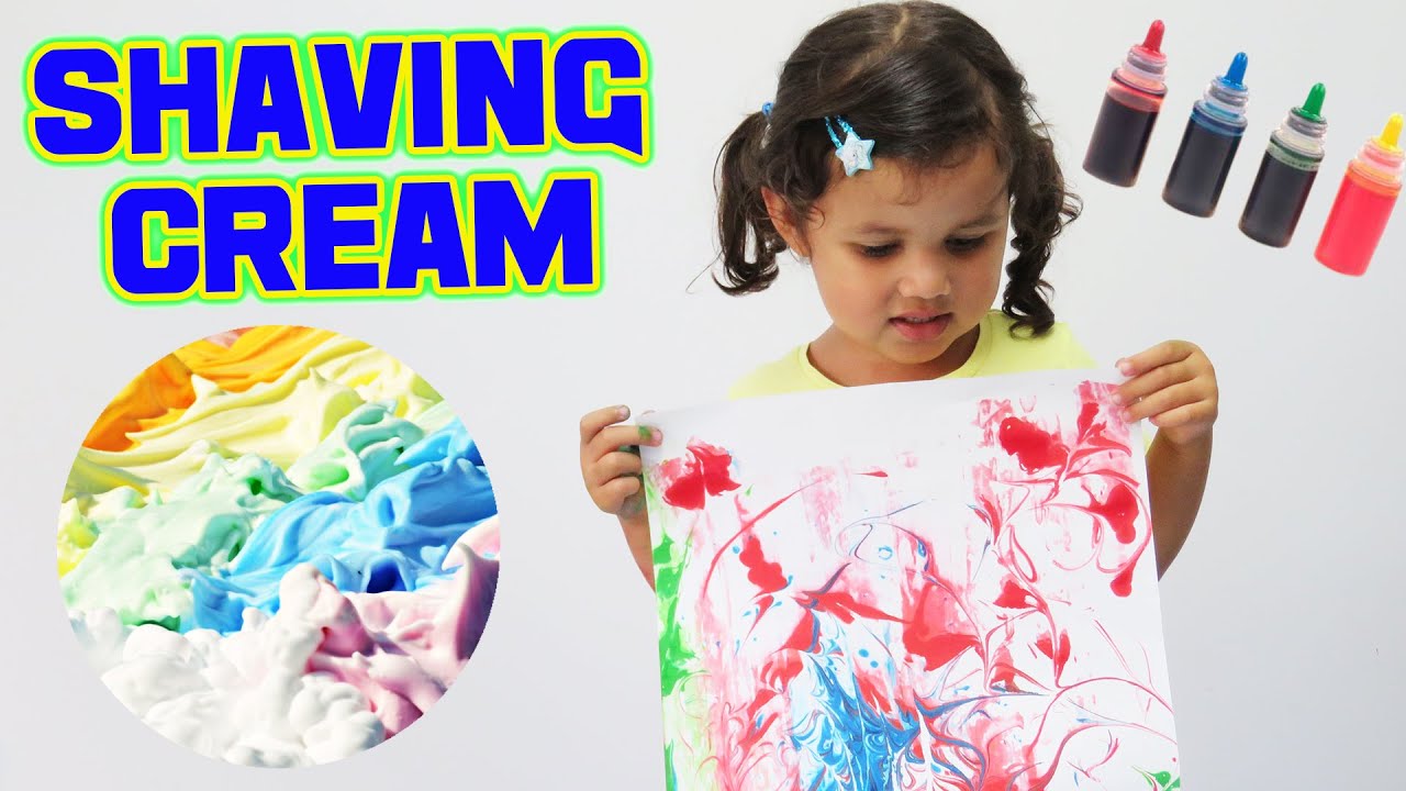 Shaving Cream Painting On Paper For Toddlers And Kids Easy Fun YouTube Maxresdefault
