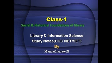 Library and Information Science ||introduction video||UGC NET/TSSET/APSET
