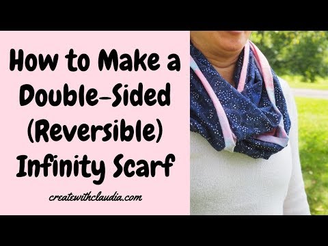 Video: How To Sew A Double-sided Scarf