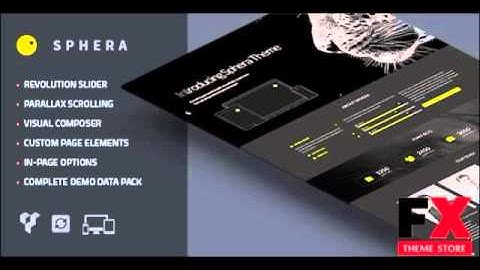Preview Sphera - One Page Parallax WordPress Theme TFx