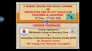 My Feedback on MOOCS