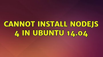 Cannot install Nodejs 4 in Ubuntu 14.04