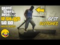 GTA 5 -  TOP 12 Things To Do When Bored! (Best Glitches)