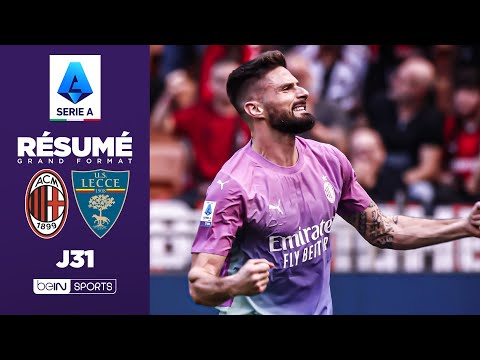 Résumé : Giroud, Leão et l'AC Milan SANS PITIÉ pour Lecce